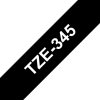 BROTHER TZE345 - kazeta TZ šířky 18mm, laminovaná TZE-345, černá/bílé písmo