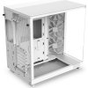 NZXT H6 Flow dvoukomorová / MidT / 3x120mm fan / 2xUSB 3.2 / USB-C / prosklená bočnice i čelo / bílá