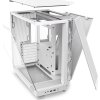 NZXT H6 Flow dvoukomorová / MidT / 3x120mm fan / 2xUSB 3.2 / USB-C / prosklená bočnice i čelo / bílá