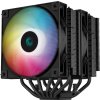 DEEPCOOL chladič AG620 BK ARGB / 2x 120mm fan / 6x heatpipes / PWM / pro Intel i AMD / černý