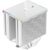 DEEPCOOL chladič AK620 Digital / 2x120mm fan / 6x heatpipes / pro Intel i AMD/ bílý / digitální display