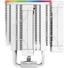 DEEPCOOL chladič AK620 Digital / 2x120mm fan / 6x heatpipes / pro Intel i AMD/ bílý / digitální display