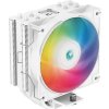 DEEPCOOL chladič AG400 ARGB / 120mm fan ARGB / 4x heatpipes / PWM / pro Intel i AMD / bílý