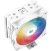 DEEPCOOL chladič AG400 ARGB / 120mm fan ARGB / 4x heatpipes / PWM / pro Intel i AMD / bílý