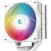 DEEPCOOL chladič AG400 ARGB / 120mm fan ARGB / 4x heatpipes / PWM / pro Intel i AMD / bílý