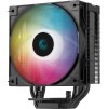 DEEPCOOL chladič AG400 Digital / 120mm fan ARGB / 4x heatpipes / PWM / pro Intel i AMD / černý