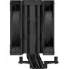 DEEPCOOL chladič AG400 DIGITAL PLUS širší / 120mm fan ARGB / 4x heatpipes / PWM / pro Intel i AMD / černý