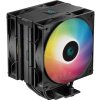 DEEPCOOL chladič AG400 DIGITAL PLUS širší / 120mm fan ARGB / 4x heatpipes / PWM / pro Intel i AMD / černý