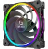 AKASA ventilátor SOHO AR12, Reverse Blade 12cm aRGB PWM fan
