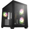 FSP CMT380B/Midi Tower/Transpar./Černá