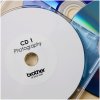BROTHER papírové štítky DK-11207/ QL/ CD/DVD štítek/ 100ks/ průměr 58mm