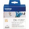 BROTHER papírové štítky DK-11207/ QL/ CD/DVD štítek/ 100ks/ průměr 58mm