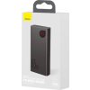 Baseus Adaman Metal Power Banka s digitálním displejem QC + PD 20000mAh 65W, černá + USB-A/USB-C kabel 30cm, černá