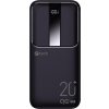 C-TECH Powerbanka 20000mAh, Li-Pol, 22,5W, USB-C/USB-A/micro USB