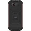 EVOLVEO StrongPhone W4, vodotěsný odolný Dual SIM telefon, černo-červená