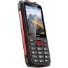 EVOLVEO StrongPhone W4, vodotěsný odolný Dual SIM telefon, černo-červená