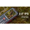 EVOLVEO StrongPhone W4, vodotěsný odolný Dual SIM telefon, černo-červená