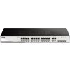 D-Link DGS-1210-28 28-port Gigabit Smart+ Switch, 24x GbE, 4x RJ45/SFP, fanless
