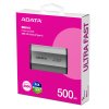 ADATA External SSD 500GB SD810 USB 3.2 USB-C, Stříbrná