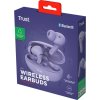 TRUST sluchátka Yavi, Bluetooth ENC, špunty, fialová