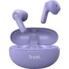TRUST sluchátka Yavi, Bluetooth, špunty, fialová
