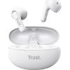 TRUST sluchátka Yavi, Bluetooth, špunty, bilá