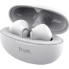 TRUST sluchátka Yavi, Bluetooth, špunty, bilá