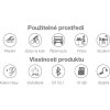 EVOLVEO bezdrátová sluchátka BoneSwim MP3 16GB, na lícní kosti, modrá