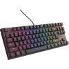 Genesis tichá herní klávesnice THOR 303/TKL/RGB/Outemu Peach/Drátová USB/CZ-SK layout/Černá