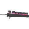 Genesis tichá herní klávesnice THOR 303/TKL/RGB/Outemu Peach/Drátová USB/CZ-SK layout/Černá