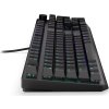 Endorfy herní klávesnice Thock Blue / USB / blue sw. / drátová / mech. / US / / PBT double-shot keycaps / černá RGB