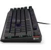 Endorfy herní klávesnice Thock Blue / USB / blue sw. / drátová / mech. / US / / PBT double-shot keycaps / černá RGB