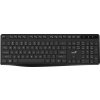GENIUS KB-7200, bezdrôtová klávesnica 2,4GHz, Mini-receiver, USB, CZ+SK, čierna