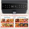 Cosori Dual Blaze 6.4L SMART horkovzdušná  fritéza + 5x špíz a gril. rošt, black