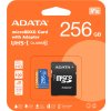 ADATA MicroSDHC karta 256GB UHS-I Class 10, Premier + adaptér
