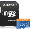 ADATA MicroSDHC karta 256GB UHS-I Class 10, Premier + adaptér