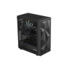 Genesis DIAXID 605F MIDI. USB-C. černá/Midi Tower/Transpar./Černá