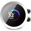 NZXT vodní chladič Kraken 240 RGB / 2x120mm fan / 4-pin PWM / LCD disp. / 6 let / bílá