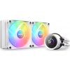 NZXT vodní chladič Kraken 240 RGB / 2x120mm fan / 4-pin PWM / LCD disp. / 6 let / bílá