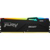 KINGSTON DIMM DDR5 16GB 6000MT/s CL30 Non-ECC FURY Beast RGB XMP, Černá