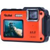 Rollei Sportsline 64 Selfie/ 64 MPix/ 16x zoom/ 2,8" LCD+ 2"LCD/ 4K video/ Voděodolný 5m/ Oranžový