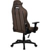 AROZZI herní židle TORRETTA SuperSoft/ látkový povrch/ hnědá