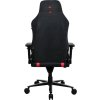 AROZZI herní židle VERNAZZA Supersoft Red/ látkový povrch/ černočervená