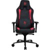 AROZZI herní židle VERNAZZA Supersoft Red/ látkový povrch/ černočervená