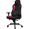 AROZZI herní židle VERNAZZA Supersoft Red/ látkový povrch/ černočervená