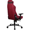 AROZZI herní židle VERNAZZA Supersoft Bordeaux/ látkový povrch/ vínová