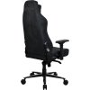 AROZZI herní židle VERNAZZA Supersoft Pure Black/ látkový povrch/ černá