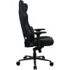 AROZZI herní židle VERNAZZA Supersoft Pure Black/ látkový povrch/ černá
