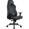 AROZZI herní židle VERNAZZA XL SoftFabric Dark Grey/ látkový povrch/ tmavě šedá