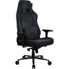 AROZZI herní židle VERNAZZA XL Supersoft Pure Black/ látkový povrch/ černá